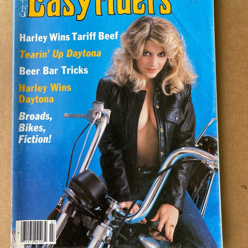 Vintage Easy Rider Chopper Magazine July 1983 intact David Mann Centerfold